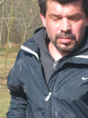la concentration du sportif en plein effort !
