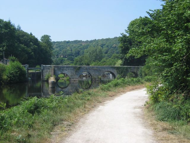 un dernière photo du pont, on repart dans l'autre sens en longeant le canal